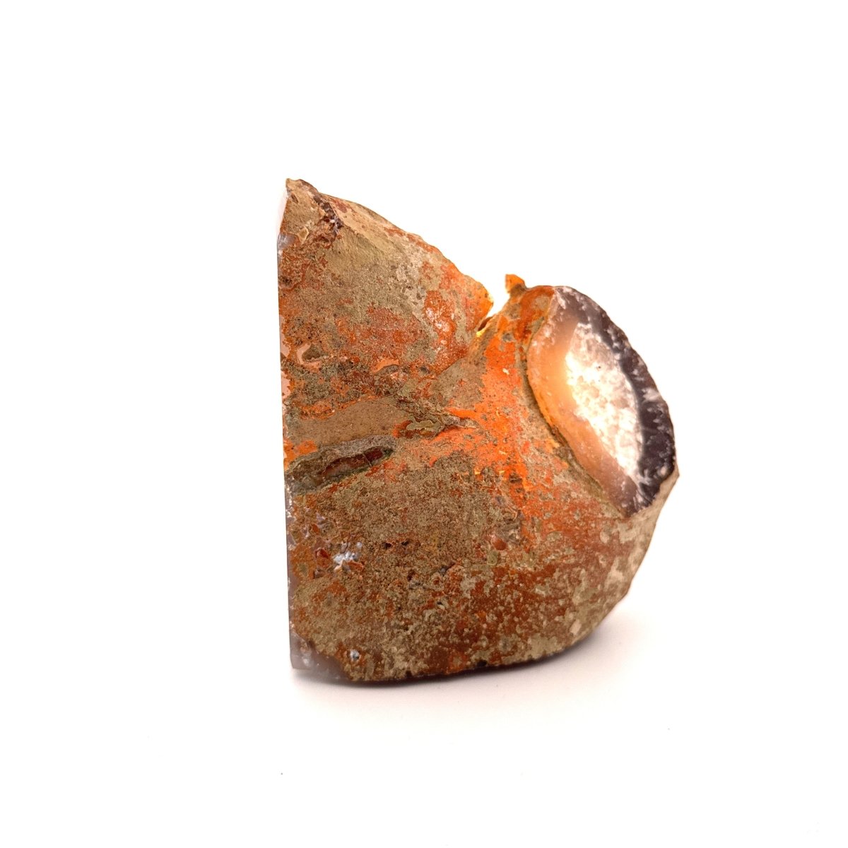 Agate Geode tealight holder - FossilsAndMore