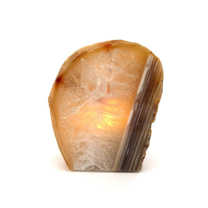 Agate Geode tealight holder - FossilsAndMore