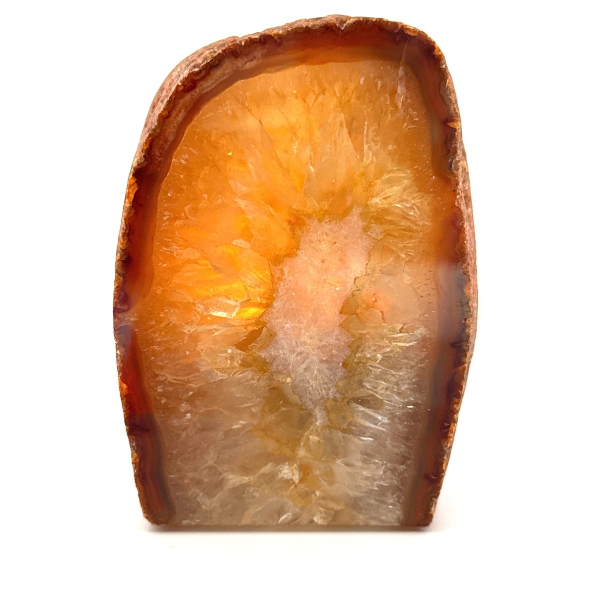 Agate Geode tealight holder - FossilsAndMore