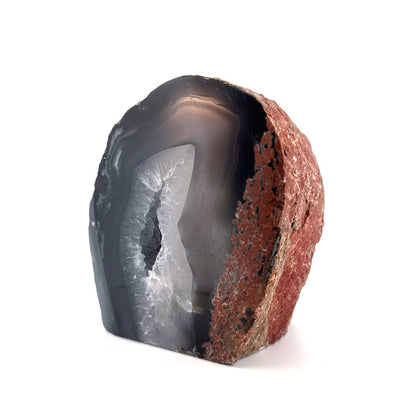 Agate Geode tealight holder - FossilsAndMore