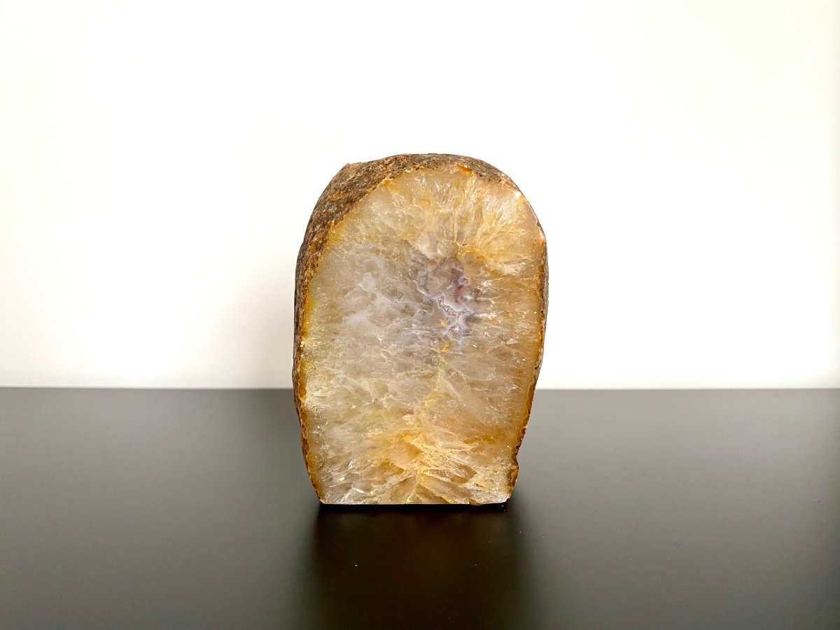 Agate Geode tealight holder - FossilsAndMore