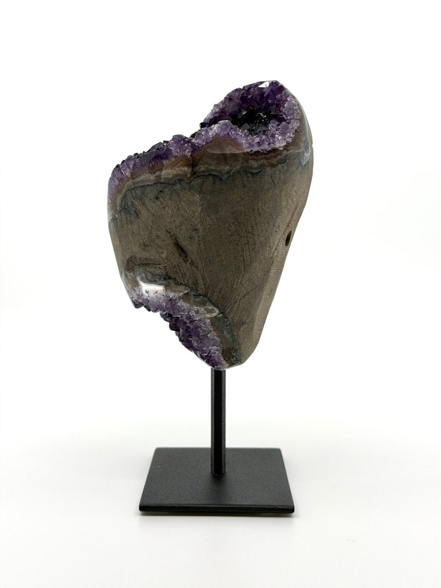 Amethyst Specimen on Stand from Brazil | 6.70" inch - FossilsAndMore