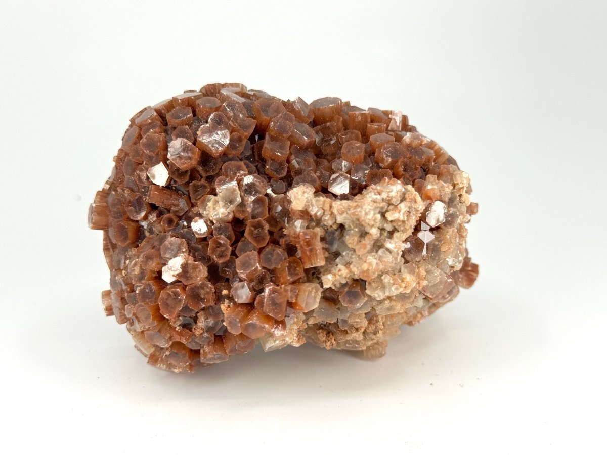 Aragonite mineral cluster (345 Grams) from Mibladen, Morocco - FossilsAndMore