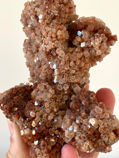 Aragonite mineral cluster from Morocco, 461 Grams - FossilsAndMore