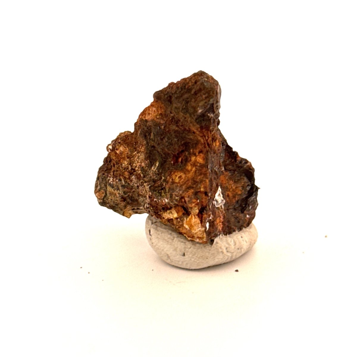 Authentic raw Sericho Pallasite Meteorite Fragment from Kenya (1.00") - FossilsAndMore