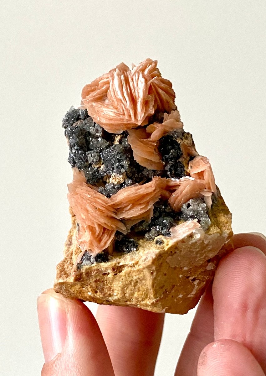 Barite with Cerussite cluster, 91 Grams - FossilsAndMore