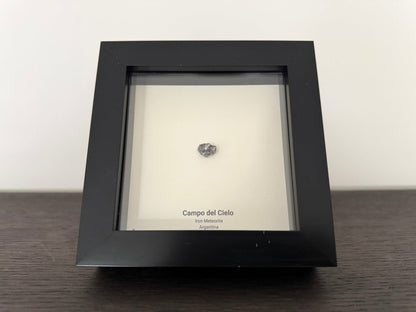 Campo del Cielo Meteorite Fragment in 3D picture frame - FossilsAndMore
