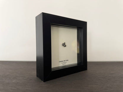 Campo del Cielo Meteorite Fragment in 3D picture frame - FossilsAndMore