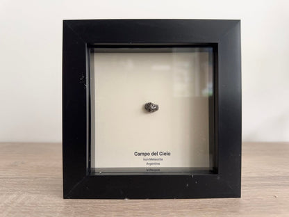 Campo del Cielo Meteorite Fragment in 3D picture frame - FossilsAndMore