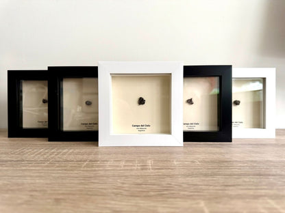 Campo del Cielo Meteorite Fragment in 3D picture frame - FossilsAndMore