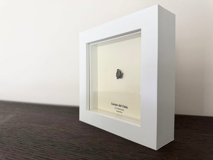Campo del Cielo Meteorite Fragment in 3D picture frame - FossilsAndMore