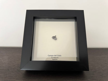 Campo del Cielo Meteorite Fragment in 3D picture frame - FossilsAndMore