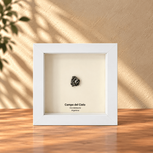 Campo del Cielo Meteorite Fragment in Deep Box Frame - FossilsAndMore