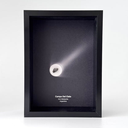 Campo del Cielo Meteorite Fragment in Large Deep Box Frame - FossilsAndMore