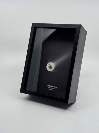 Campo del Cielo Meteorite Fragment in Large Deep Box Frame - FossilsAndMore