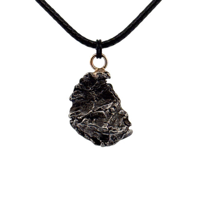 Campo del Cielo Meteorite Pendant – Argentina (001) - FossilsAndMore
