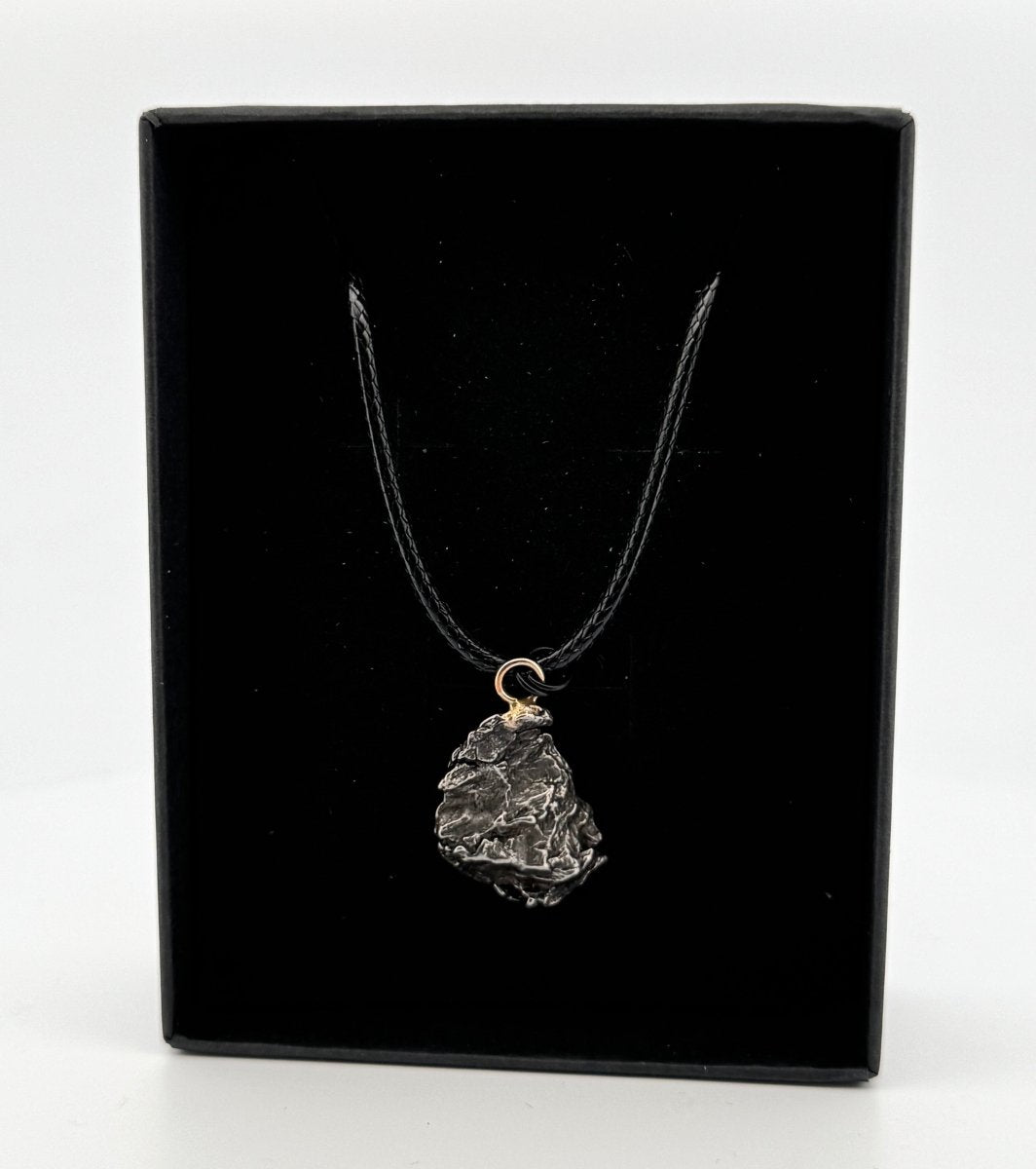 Campo del Cielo Meteorite Pendant – Argentina (001) - FossilsAndMore