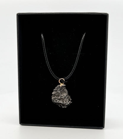 Campo del Cielo Meteorite Pendant – Argentina (001) - FossilsAndMore
