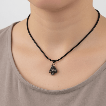 Campo del Cielo Meteorite Pendant – Argentina (005) - FossilsAndMore