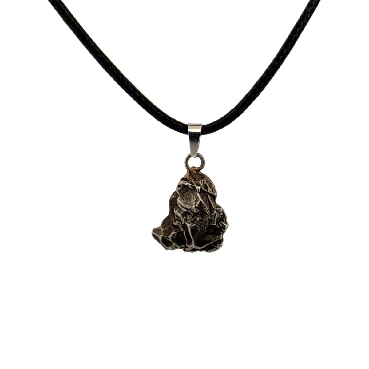 Campo del Cielo Meteorite Pendant from Argentina (001) - FossilsAndMore
