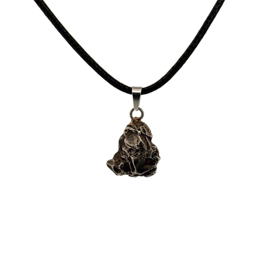 Campo del Cielo Meteorite Pendant from Argentina (001) - FossilsAndMore