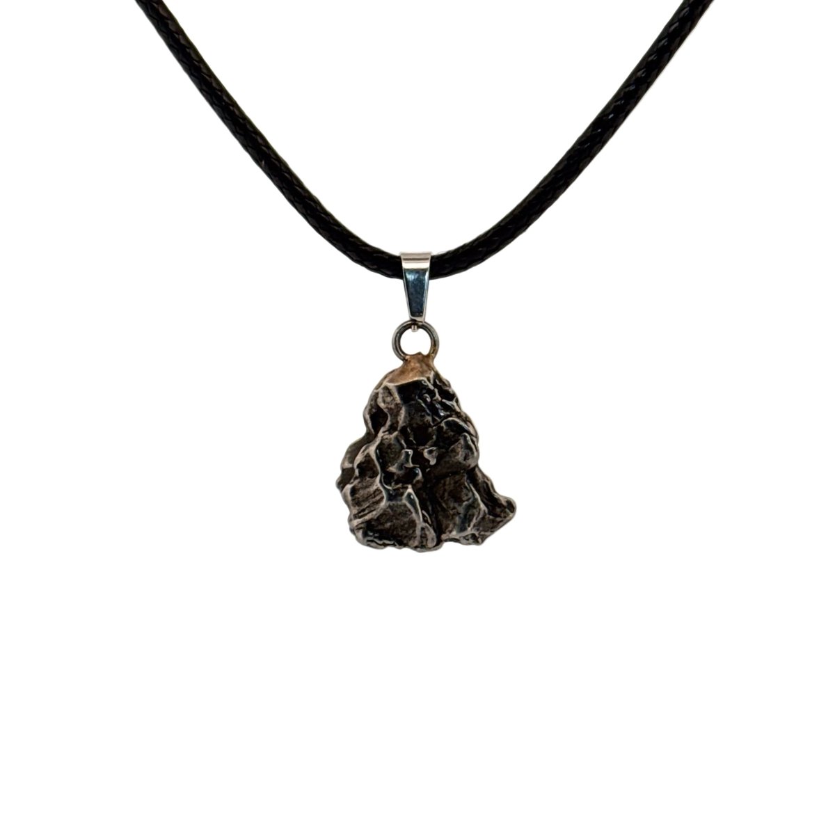 Campo del Cielo Meteorite Pendant from Argentina (001) - FossilsAndMore