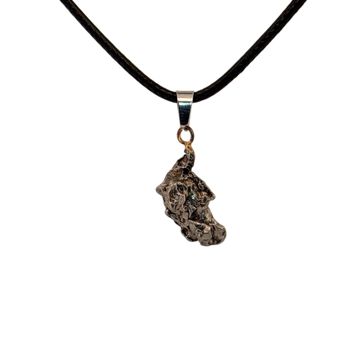 Campo del Cielo Meteorite Pendant from Argentina (002) - FossilsAndMore