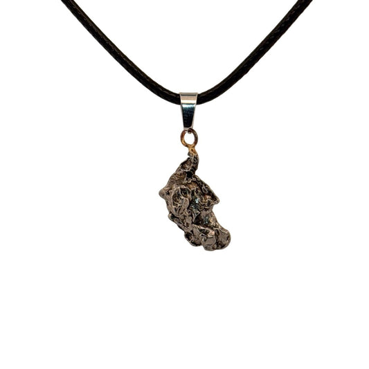 Campo del Cielo Meteorite Pendant from Argentina (002) - FossilsAndMore