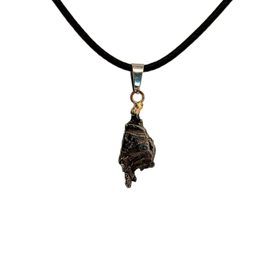 Campo del Cielo Meteorite Pendant from Argentina (004) - FossilsAndMore