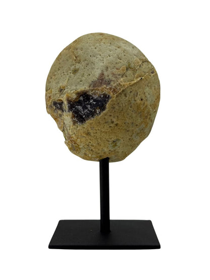 Decorative Agate Geode on stand, mineral from Brazil (6 - 006) - FossilsAndMore