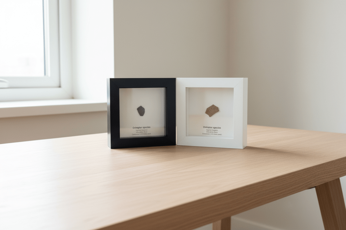 Decorative Oviraptor Species Dinosaur Eggshell Fossil in picture frame - FossilsAndMore