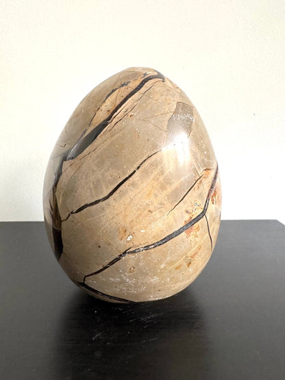 Dragon’s Egg Septarian Geode (1570 Grams) – Natural Stone from Madagascar - FossilsAndMore