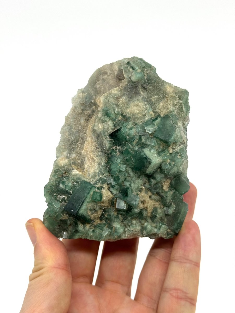 Fluorite Crystal Cluster from Madagascar - 439 Grams - FossilsAndMore