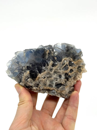 Fluorite Crystal Cluster from Pakistan - 553 Grams - FossilsAndMore