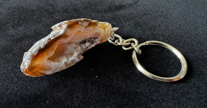 Geode Keychain, mineral (2) - FossilsAndMore