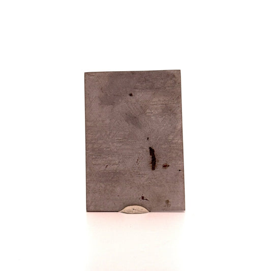 Gibeon Iron Meteorite slice from Namibia (Widmanstätten pattern) - FossilsAndMore
