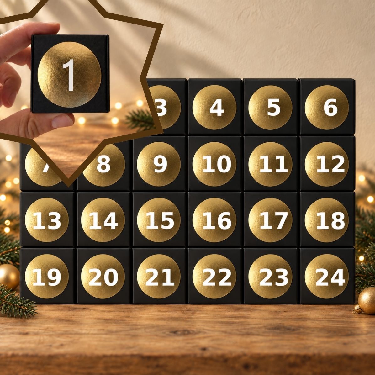 Advent Calendar 24 boxes of Fossils, Minerals and Meteorites | 2026