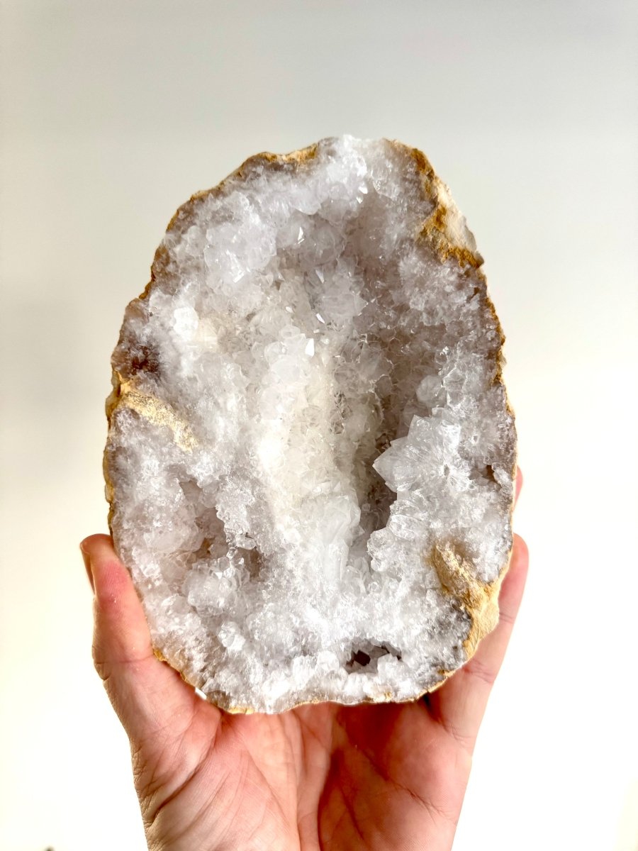 Large Calcite Geode from Morocco (1994 Grams) - FossilsAndMore