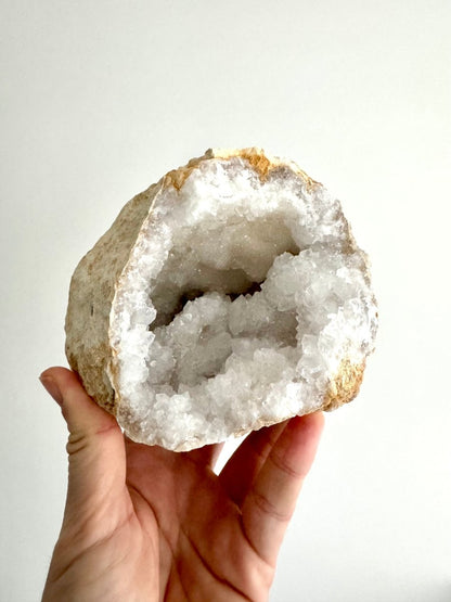 Large Calcite Geode from Morocco (2233 Grams) - FossilsAndMore