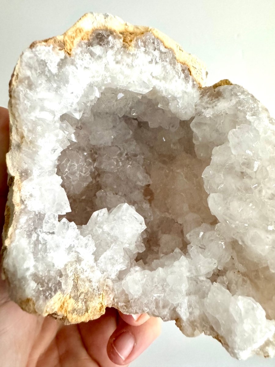 Large Calcite Geode from Morocco (2233 Grams) - FossilsAndMore