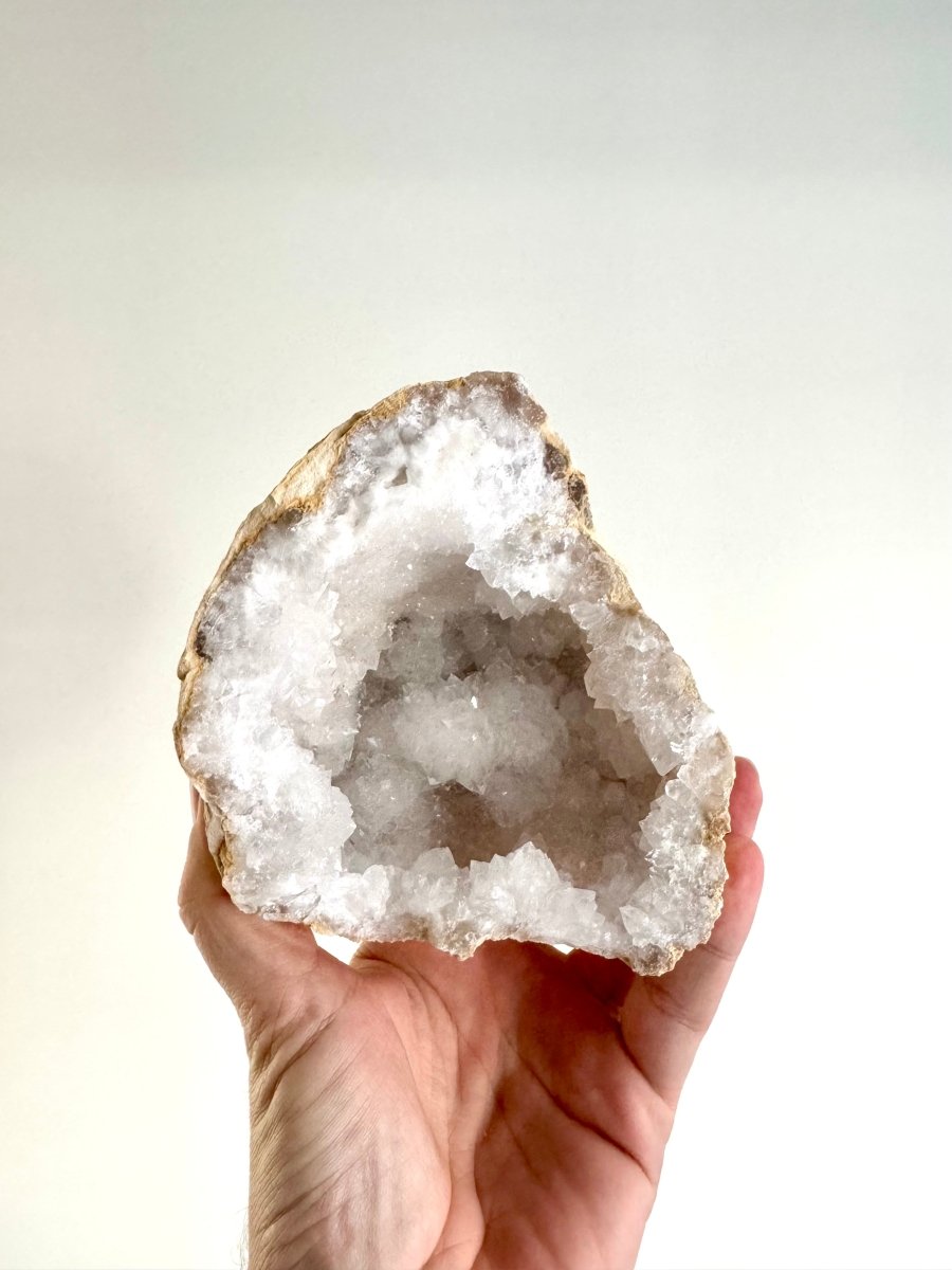 Large Calcite Geode from Morocco (2400 Grams) - FossilsAndMore