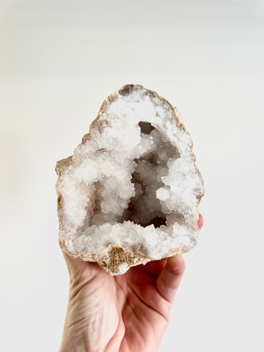 Large Calcite Geode from Morocco (2400 Grams) - FossilsAndMore