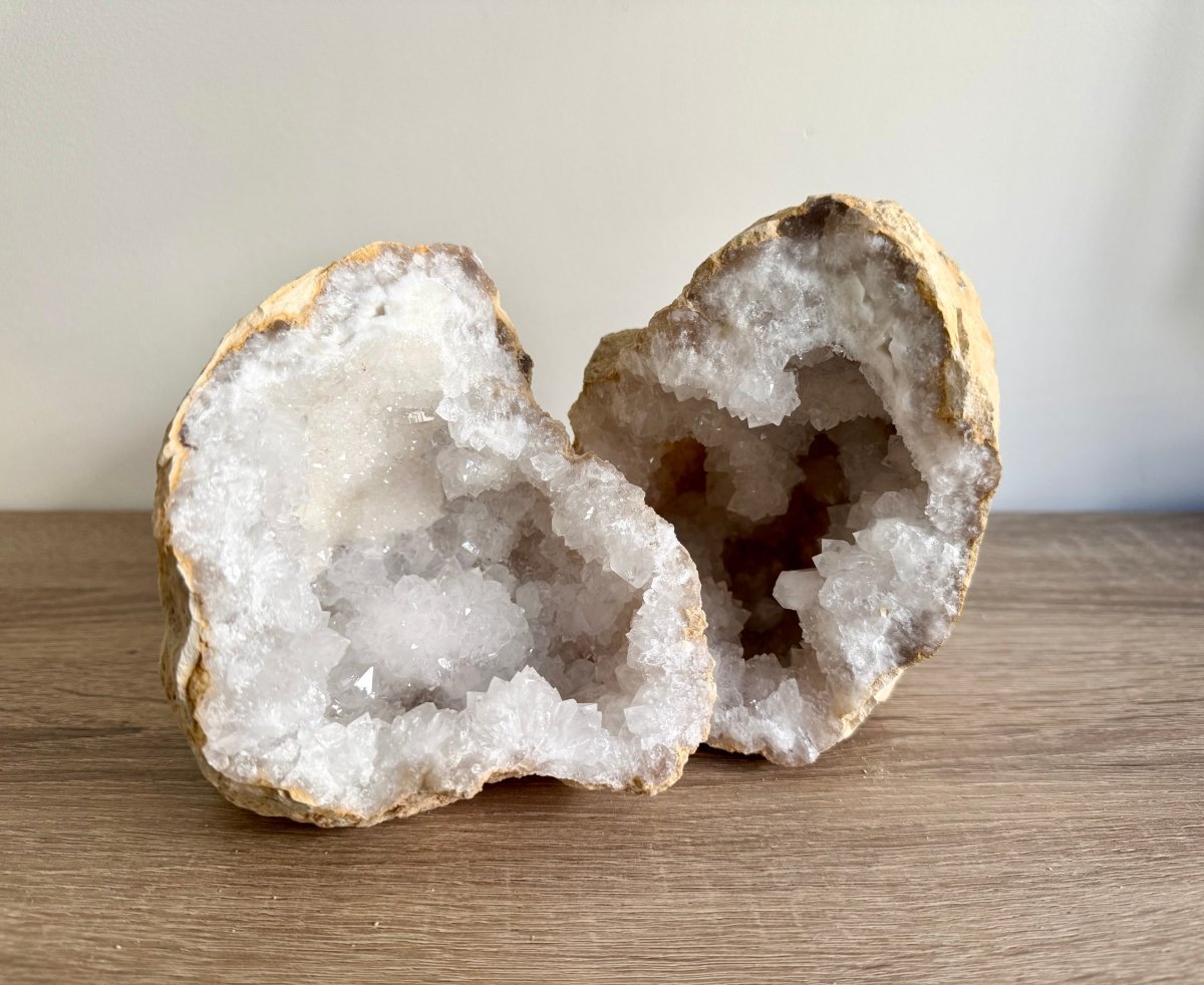 Large Calcite Geode from Morocco (2400 Grams) - FossilsAndMore