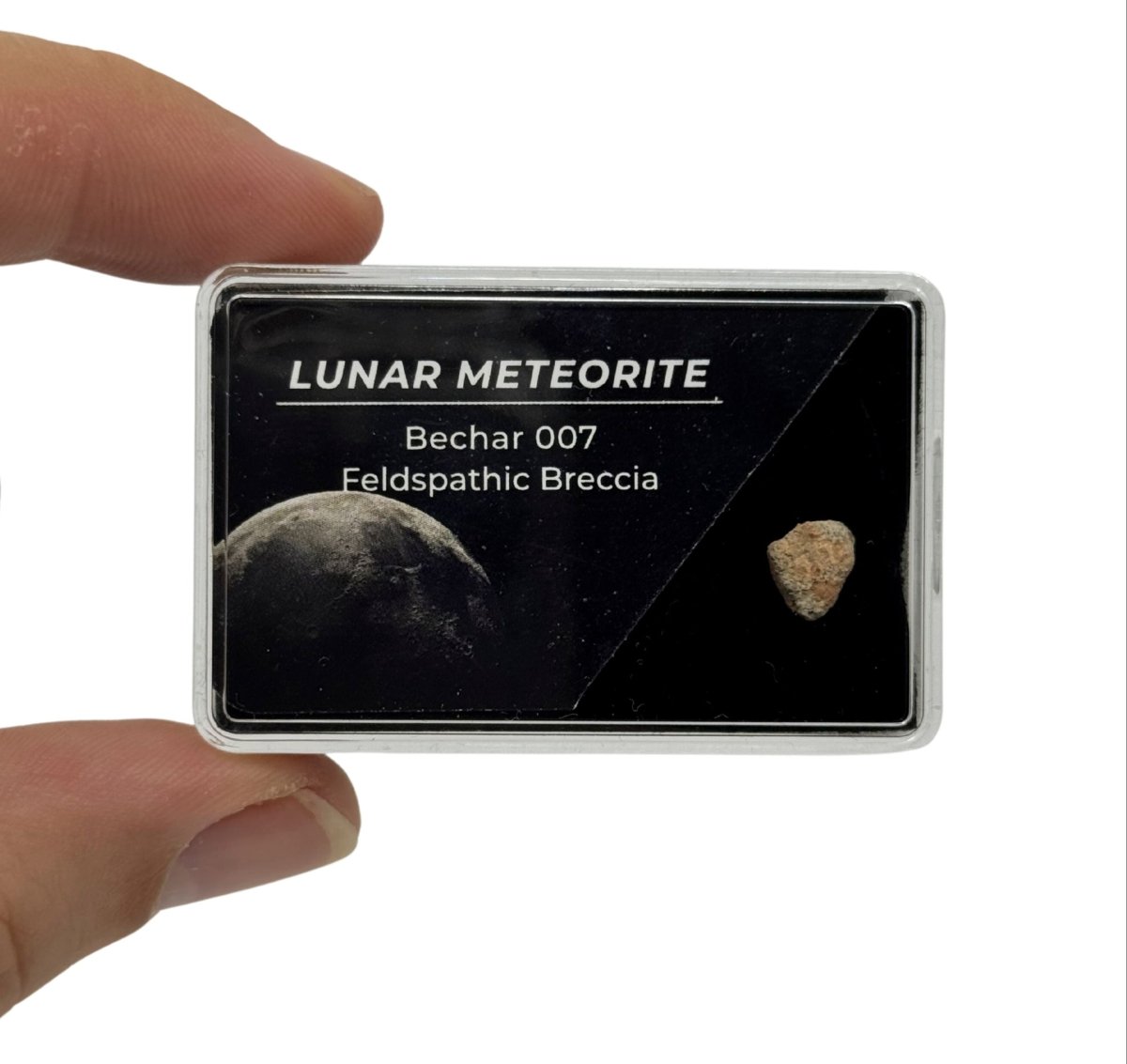 Lunar Meteorite Fragment – Authentic Bechar 007 (Genuine Moon Rock) - FossilsAndMore