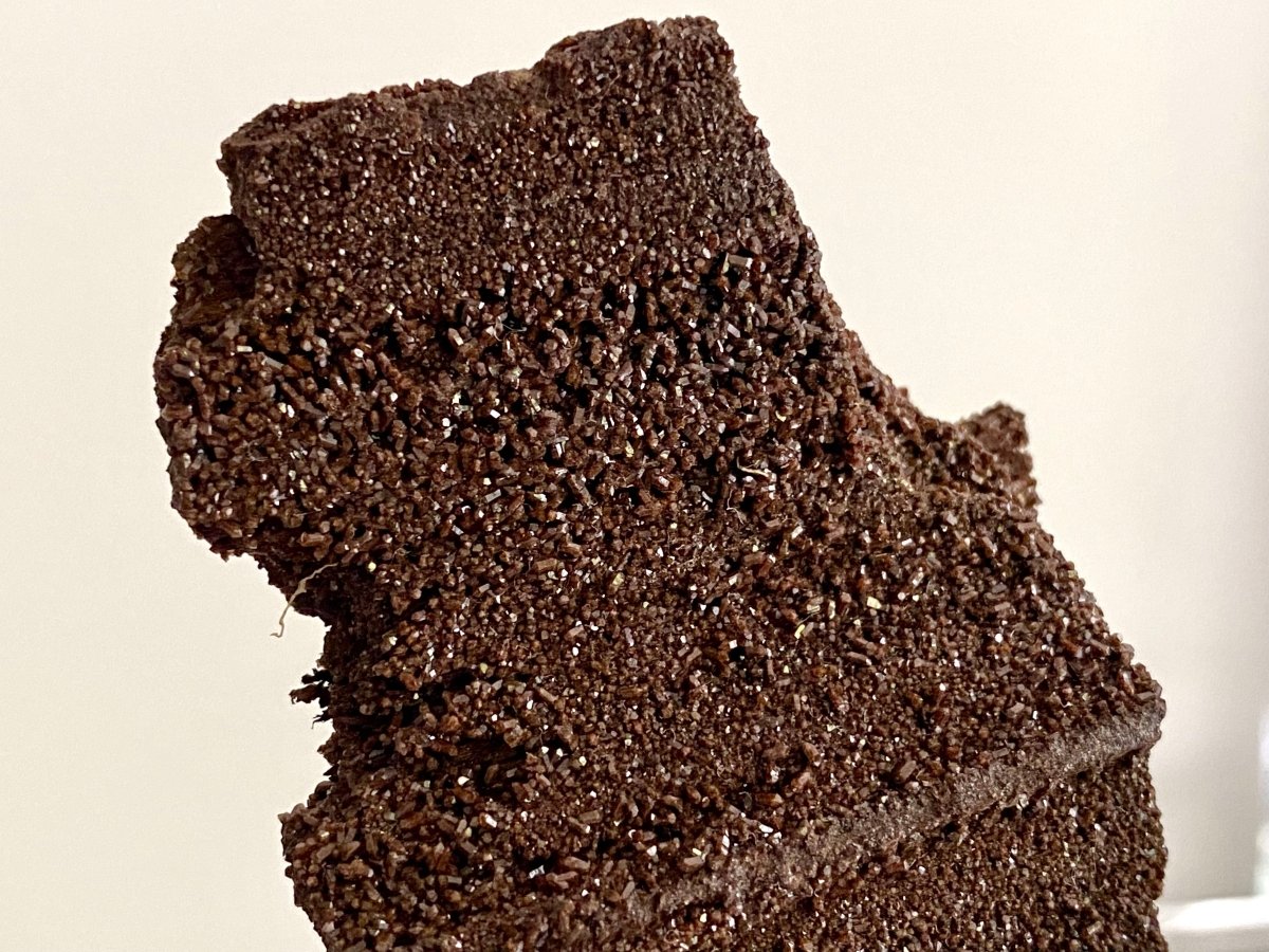 Permineralized Wood Covered In Druzy Quartz (2.83") - Eocene, Germany - FossilsAndMore