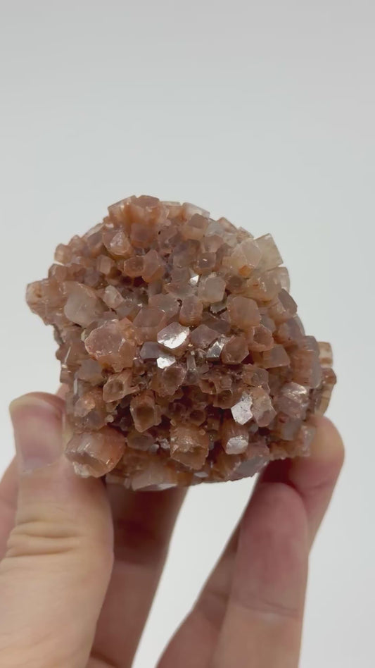 Aragonite mineral cluster (238 Grams) from Mibladen, Morocco
