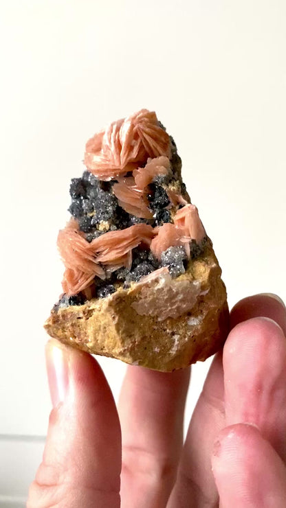 Barite with Cerussite cluster, 91 Grams