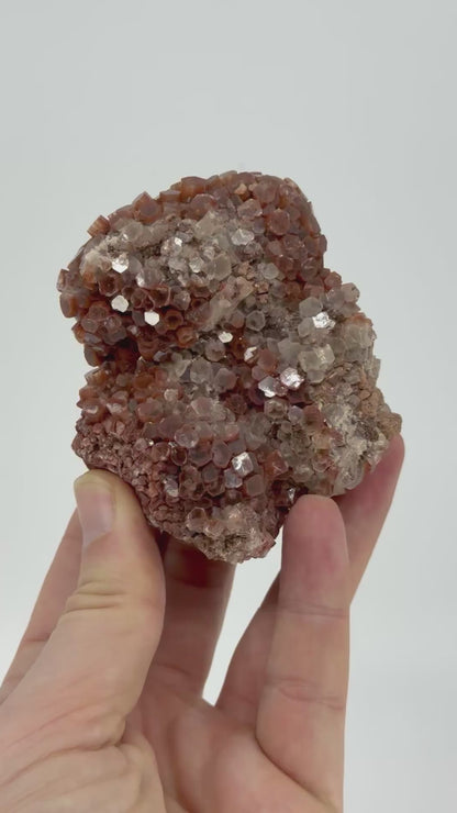 Aragonite mineral cluster (442 Grams) from Mibladen, Morocco