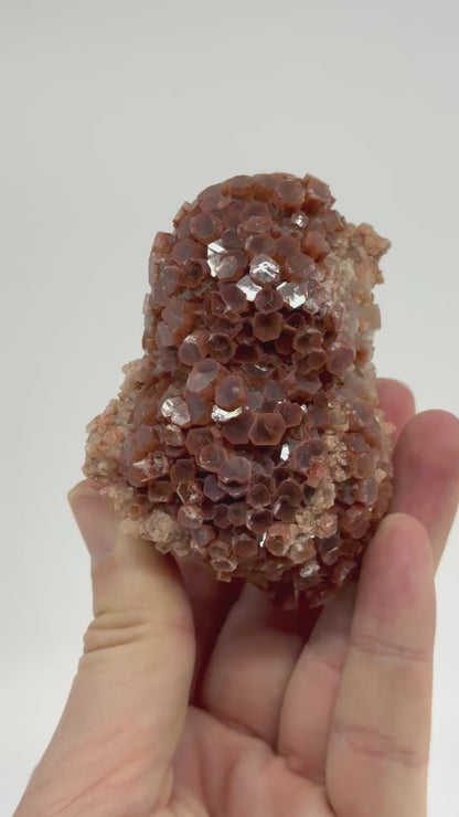 Aragonite mineral cluster (345 Grams) from Mibladen, Morocco