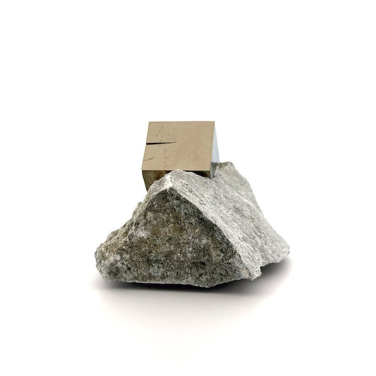 Pyrite on Matrix from Navajún a Natural Cubic Crystal (05) - FossilsAndMore